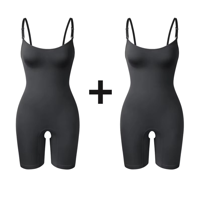 Women Full Body Shaper Firm Tummy Control Shapewear Bodysuit Waist Trainer Cincher Corset Tummy Control Thigh Slimmer Shapewear