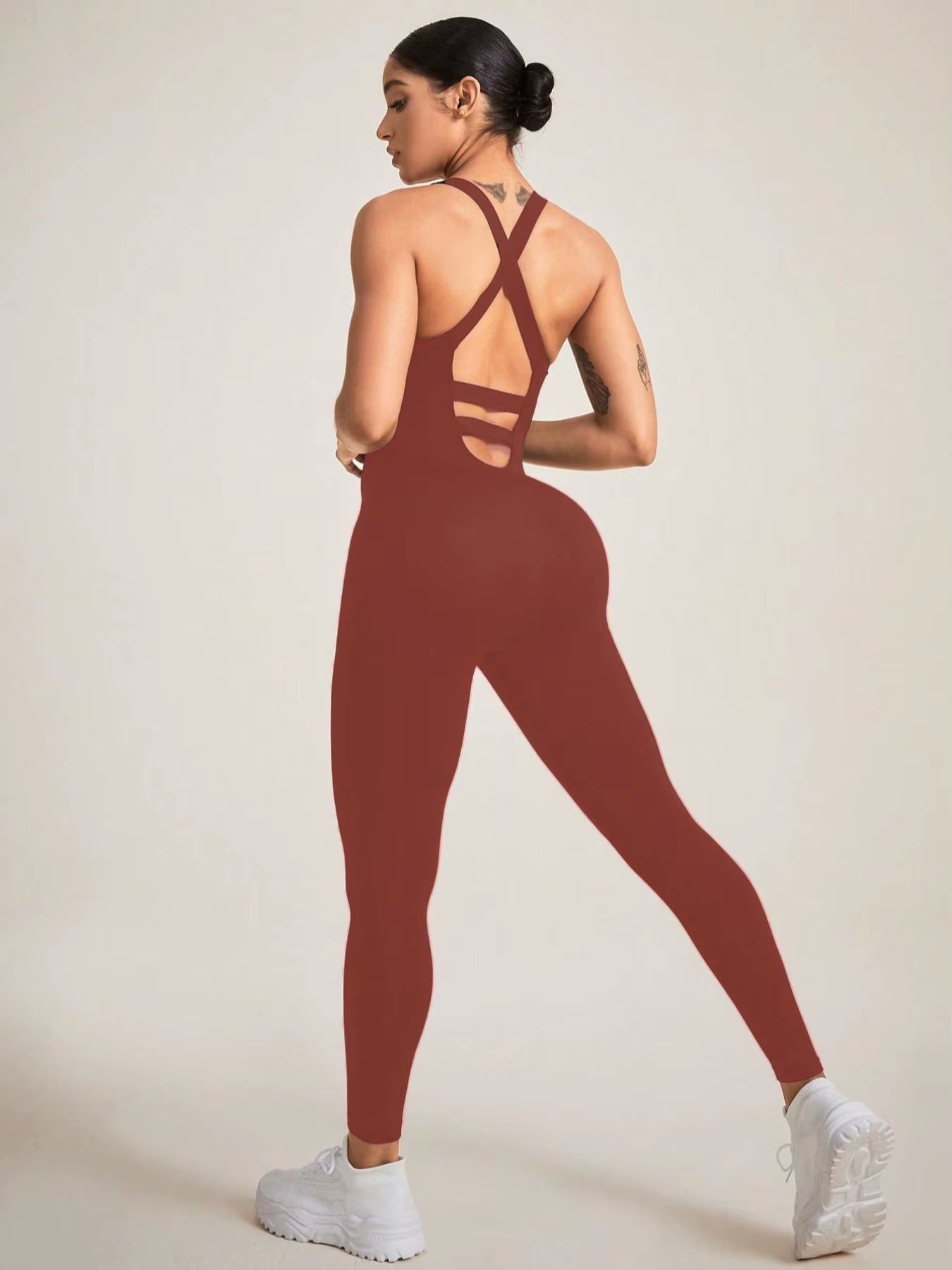 Women'S Seamless Shapewear Bodysuit with Tummy Control, Crisscross Straps Backless Body Shaper, Women'S Underwear & Shapewear