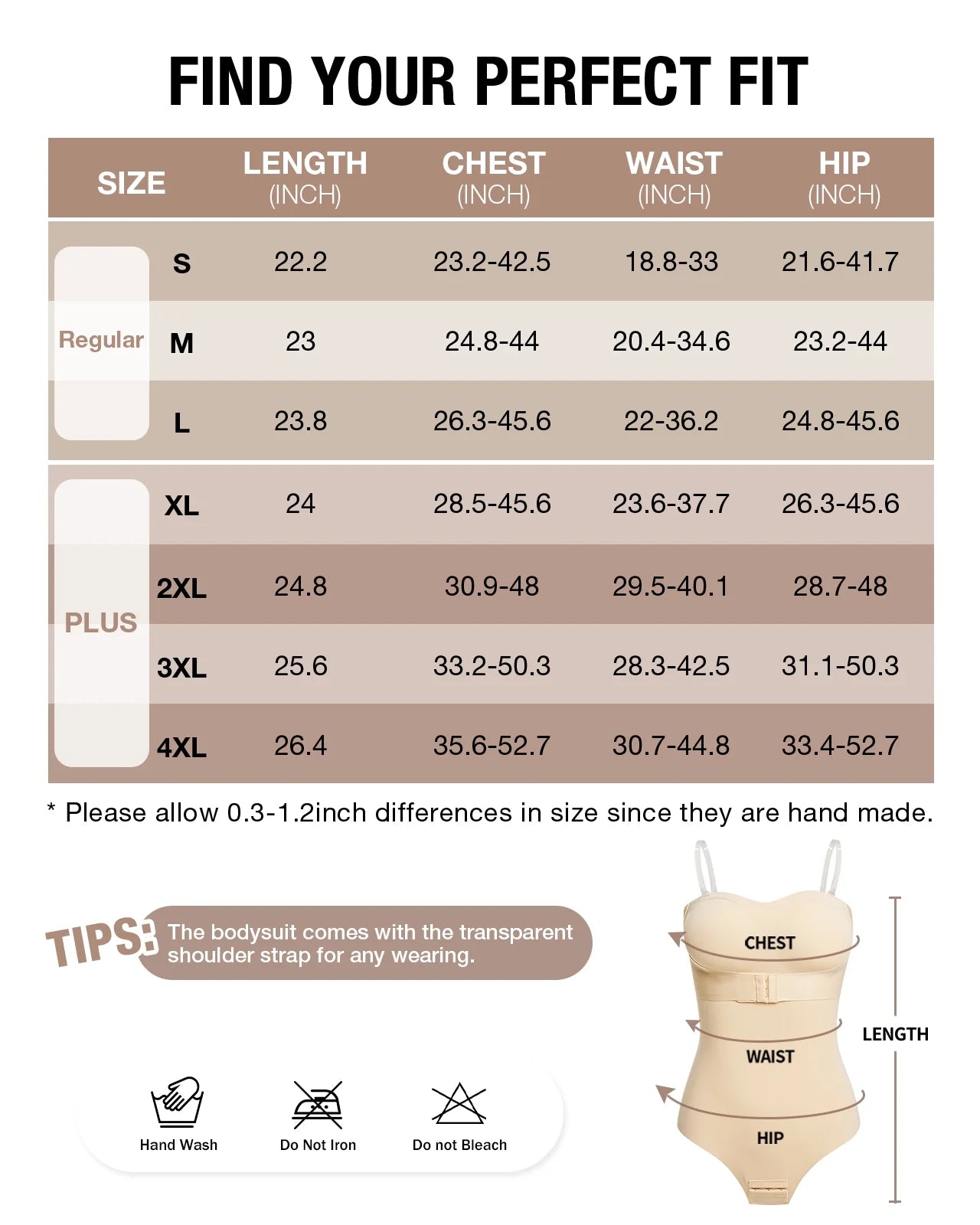 Strapless Shapewear Bodysuits for Women Tummy Control Shapewear Thong Bodysuit with Built in Bra Seamless Sculpting Body Shaper