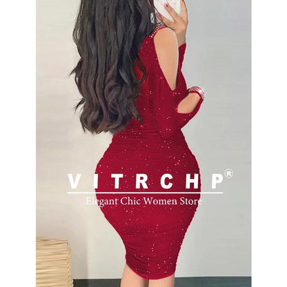 2025 Elegant Slim Party Dresses Elegant Evening Dress Sleeveless Ruffles Hollow Out Short Mini Dress Night Club Gown