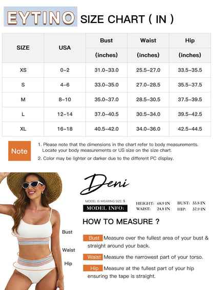 Bikinis for Women High Waisted Bathing Suits for Women Two Piece Tummy Control Swimsuits Adjustable Spaghetti Straps Bikini Swimwear Green M